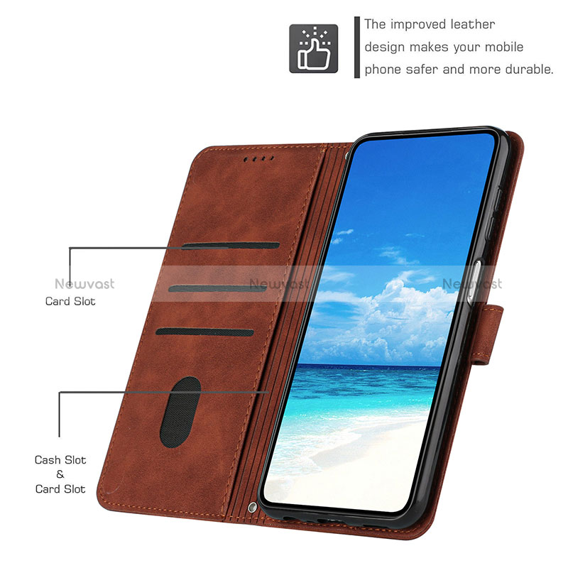 Leather Case Stands Flip Cover Holder Y03X for Xiaomi Redmi Note 11E Pro 5G