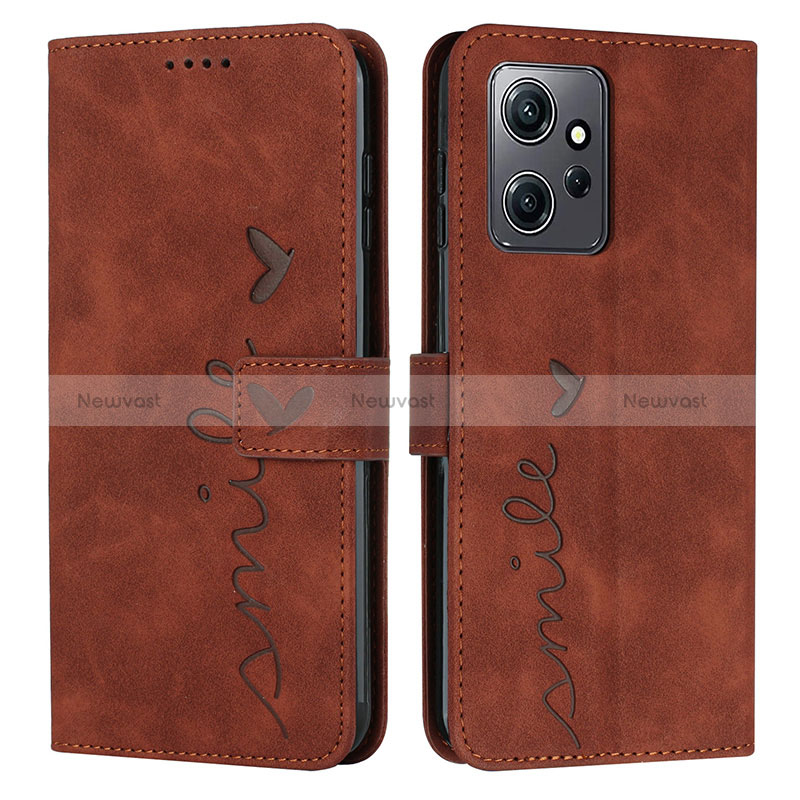 Leather Case Stands Flip Cover Holder Y03X for Xiaomi Redmi Note 12 4G