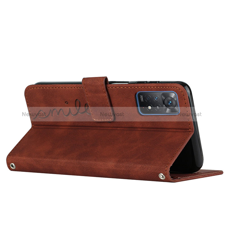 Leather Case Stands Flip Cover Holder Y03X for Xiaomi Redmi Note 12 Pro 4G