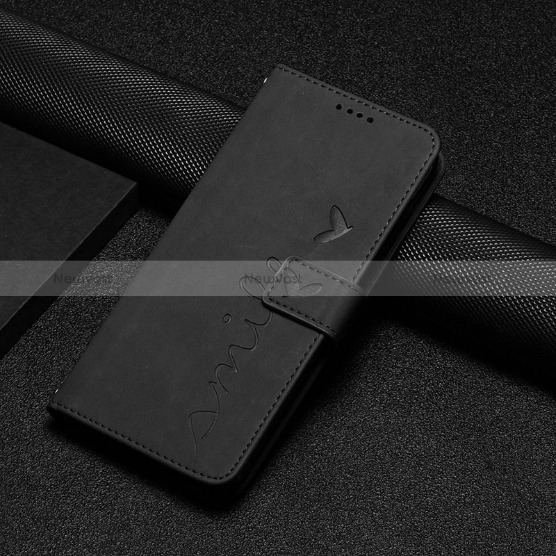Leather Case Stands Flip Cover Holder Y03X for Xiaomi Redmi Note 12 Pro Speed 5G Black