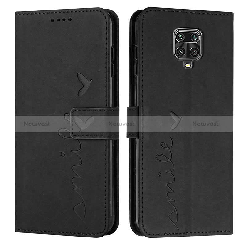 Leather Case Stands Flip Cover Holder Y03X for Xiaomi Redmi Note 9S