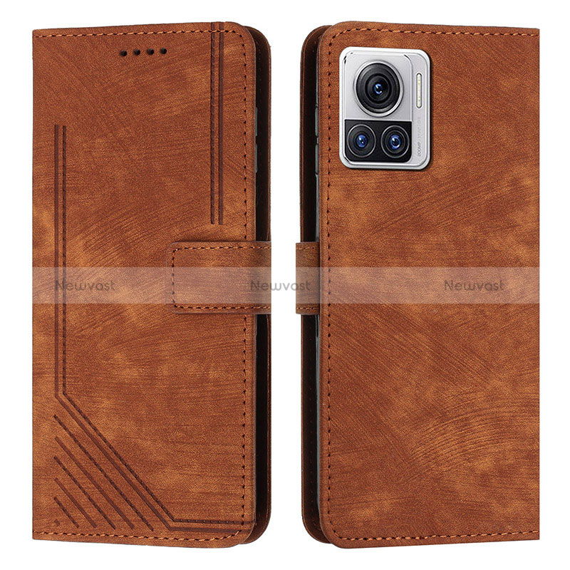 Leather Case Stands Flip Cover Holder Y04X for Motorola Moto Edge 30 Ultra 5G