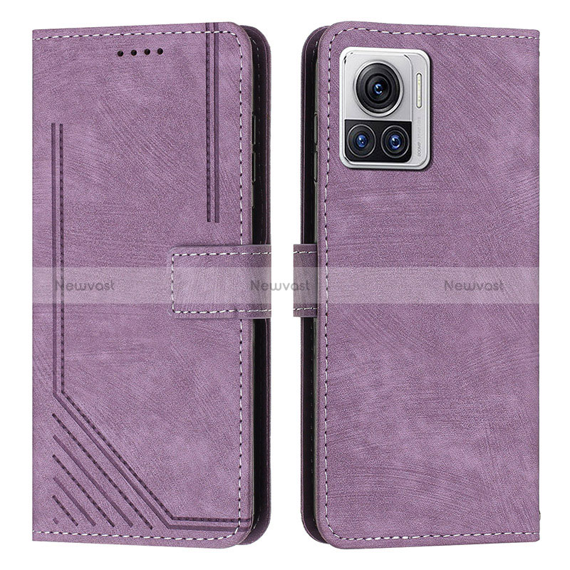 Leather Case Stands Flip Cover Holder Y04X for Motorola Moto Edge 30 Ultra 5G