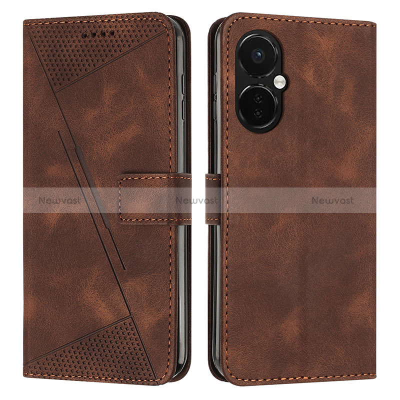 Leather Case Stands Flip Cover Holder Y04X for Oppo K11x 5G