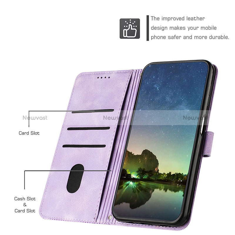 Leather Case Stands Flip Cover Holder Y04X for Realme Narzo 60 5G