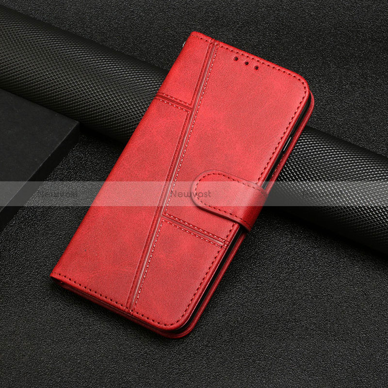 Leather Case Stands Flip Cover Holder Y04X for Samsung Galaxy M02s