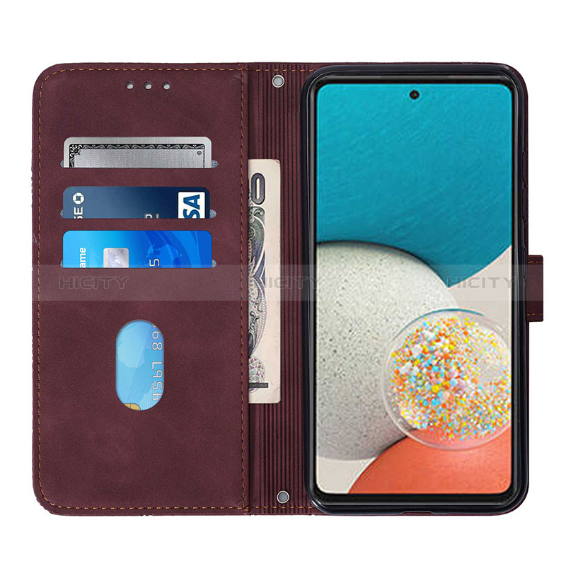 Leather Case Stands Flip Cover Holder Y06B for Samsung Galaxy A53 5G