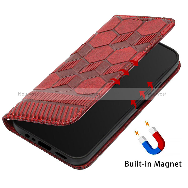 Leather Case Stands Flip Cover Holder Y06B for Samsung Galaxy M12