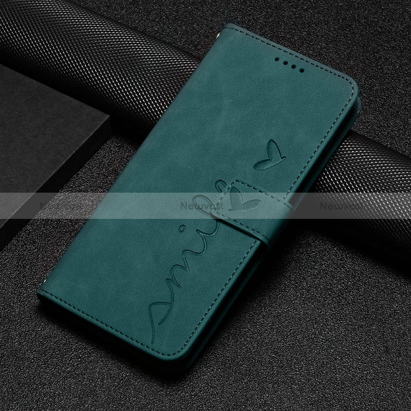 Leather Case Stands Flip Cover Holder Y06X for Google Pixel 7 Pro 5G Green