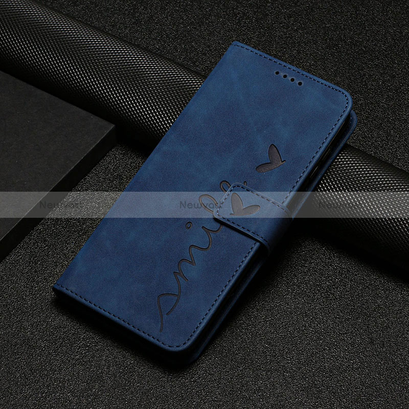 Leather Case Stands Flip Cover Holder Y06X for Motorola Moto E22i