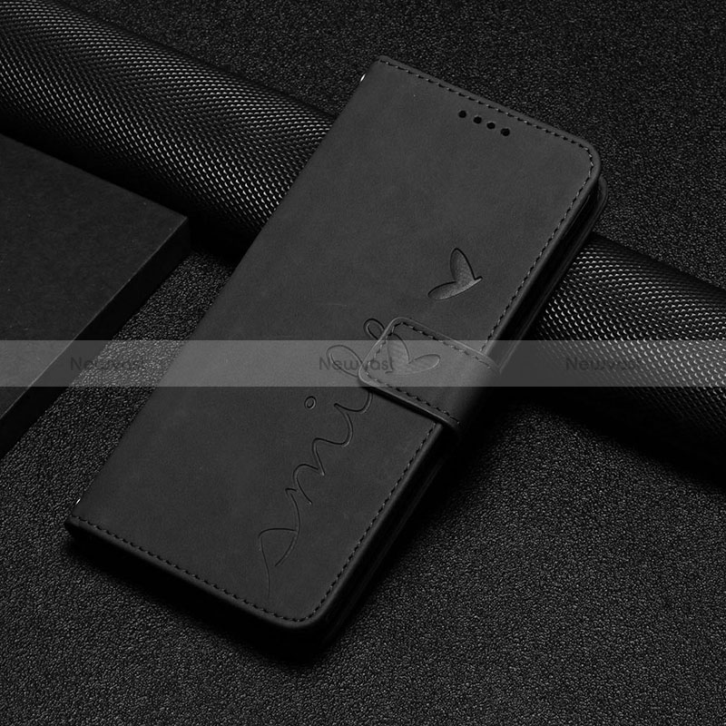 Leather Case Stands Flip Cover Holder Y06X for Xiaomi Mi 13 Lite 5G Black