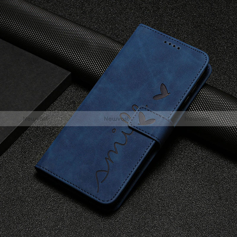 Leather Case Stands Flip Cover Holder Y06X for Xiaomi Mi 13 Ultra 5G Blue