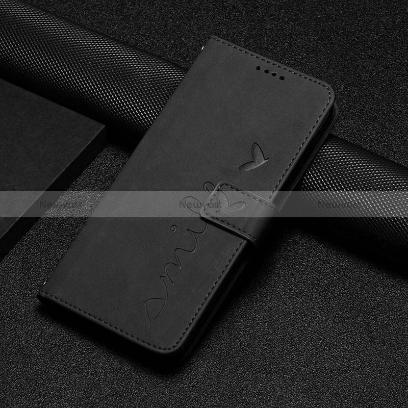 Leather Case Stands Flip Cover Holder Y06X for Xiaomi Redmi Note 12 Explorer Black