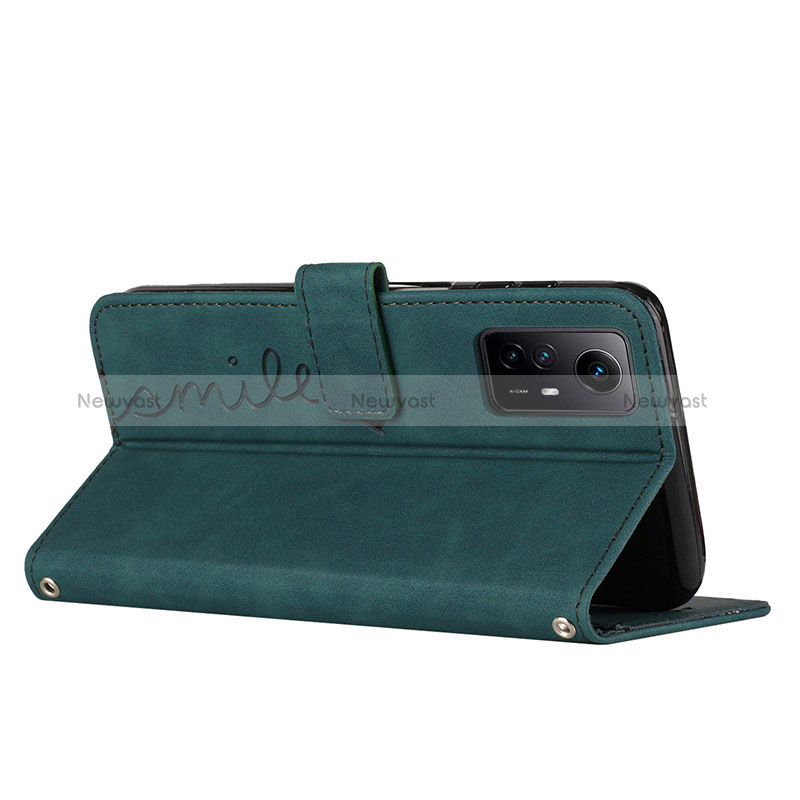 Leather Case Stands Flip Cover Holder Y06X for Xiaomi Redmi Note 12S