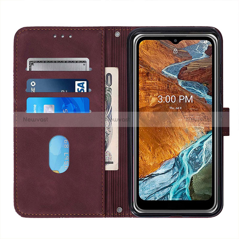 Leather Case Stands Flip Cover Holder Y07B for Samsung Galaxy F02S SM-E025F