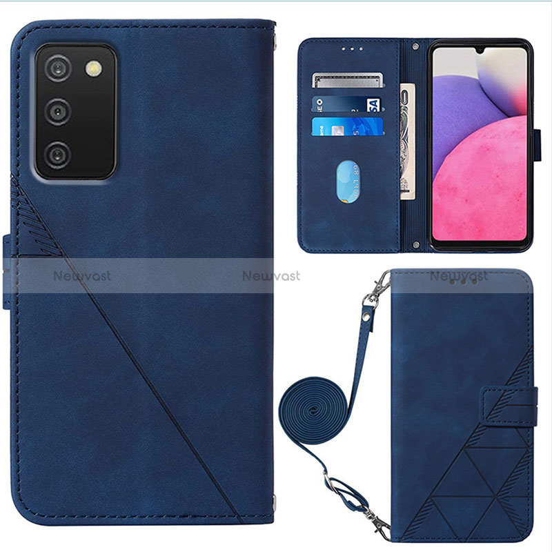 Leather Case Stands Flip Cover Holder Y07B for Samsung Galaxy F02S SM-E025F