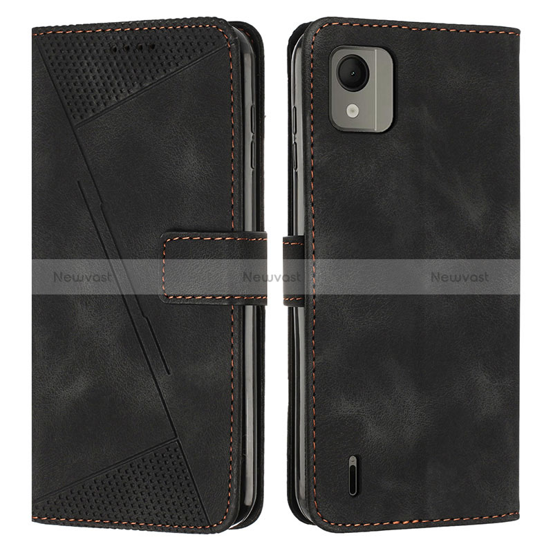 Leather Case Stands Flip Cover Holder Y07X for Nokia C110