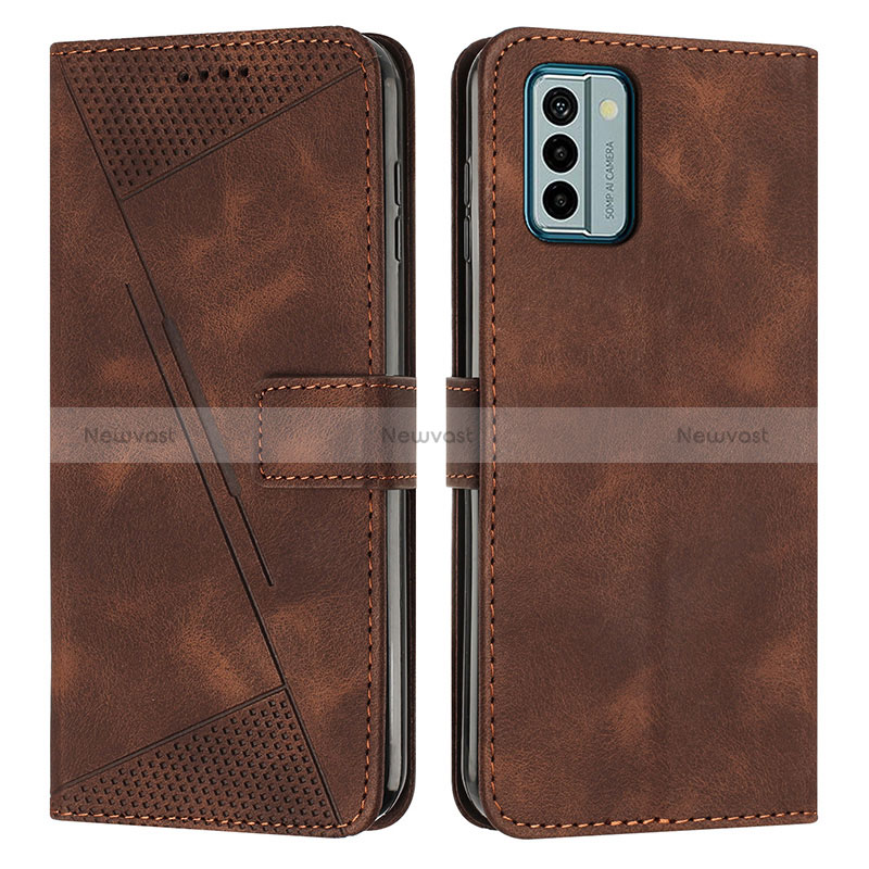 Leather Case Stands Flip Cover Holder Y07X for Nokia G22