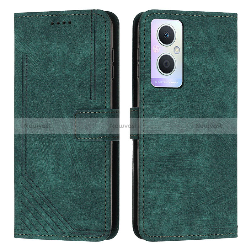 Leather Case Stands Flip Cover Holder Y07X for Oppo A96 5G