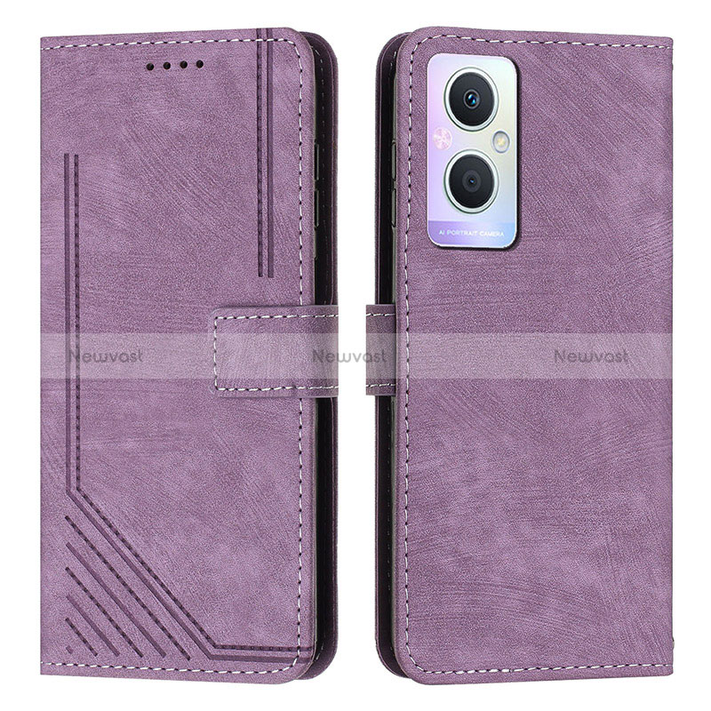 Leather Case Stands Flip Cover Holder Y07X for Oppo A96 5G