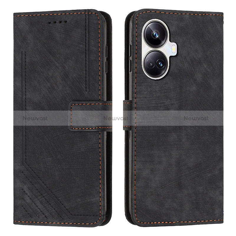 Leather Case Stands Flip Cover Holder Y07X for Realme 10 Pro+ Plus 5G