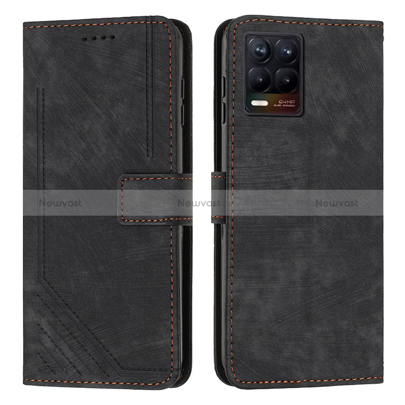 Leather Case Stands Flip Cover Holder Y07X for Realme 8 Pro