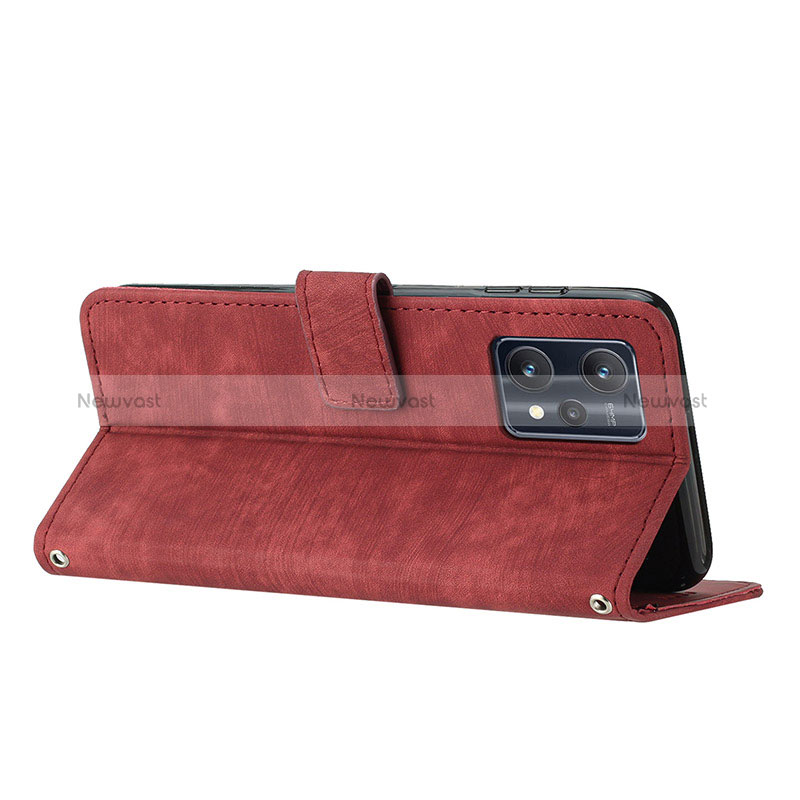 Leather Case Stands Flip Cover Holder Y07X for Realme 9 4G