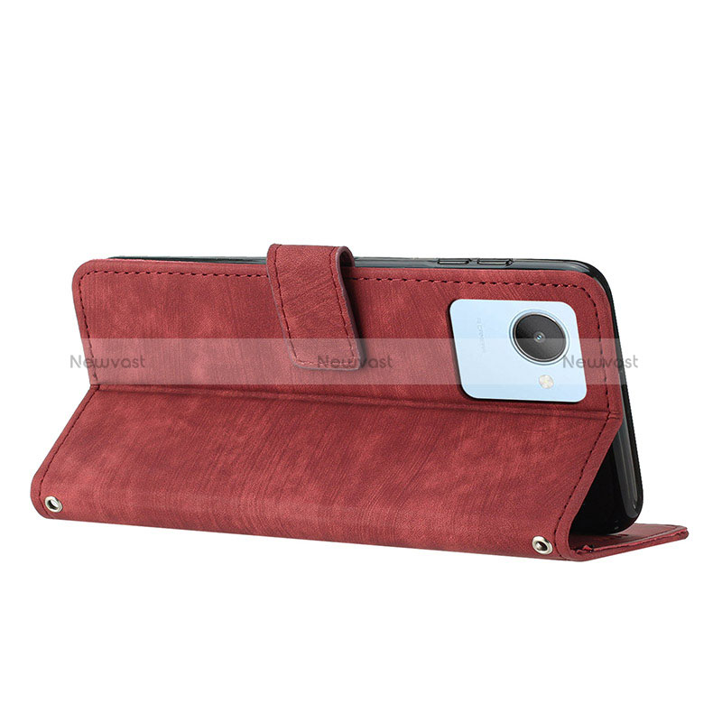 Leather Case Stands Flip Cover Holder Y07X for Realme C30