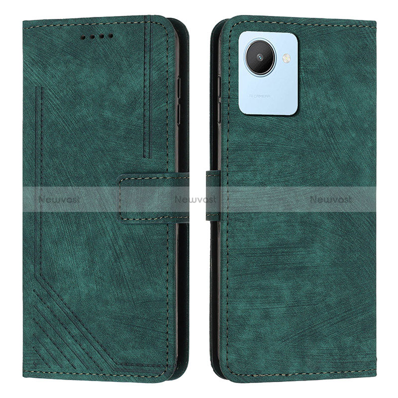 Leather Case Stands Flip Cover Holder Y07X for Realme C30s