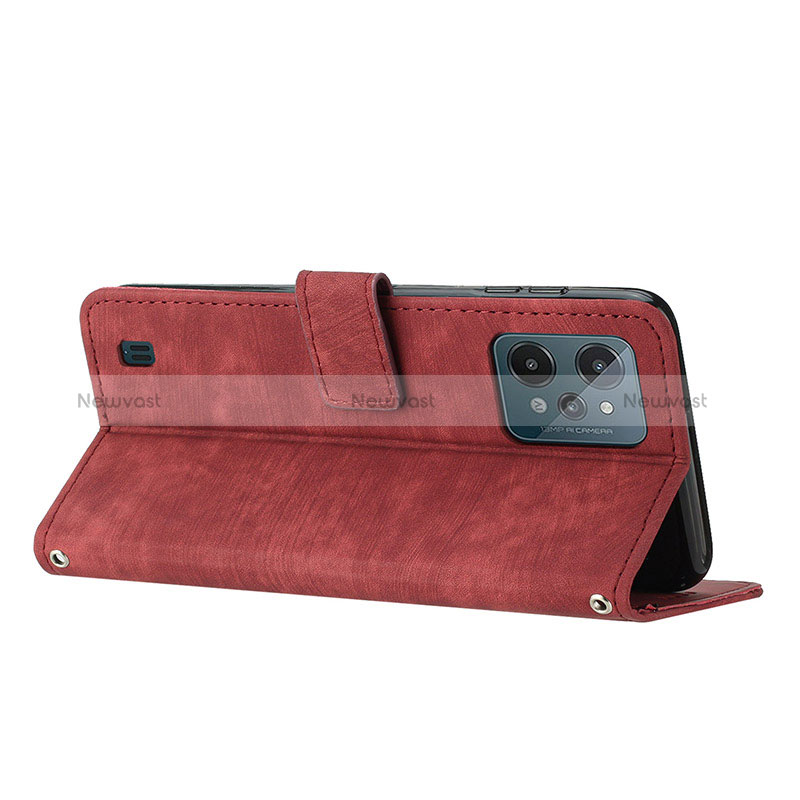 Leather Case Stands Flip Cover Holder Y07X for Realme C31