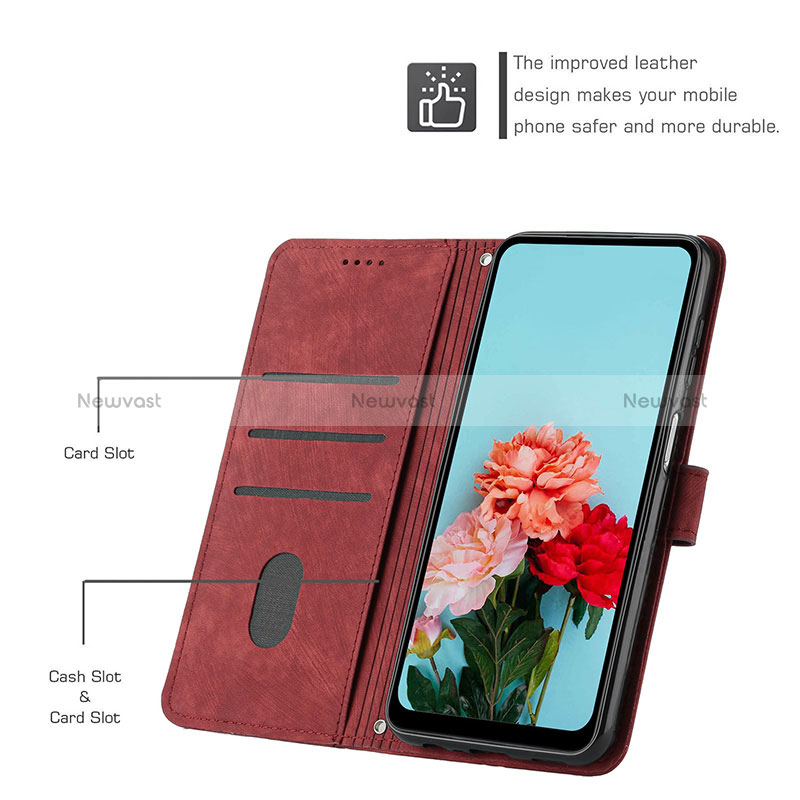 Leather Case Stands Flip Cover Holder Y07X for Realme Narzo 20