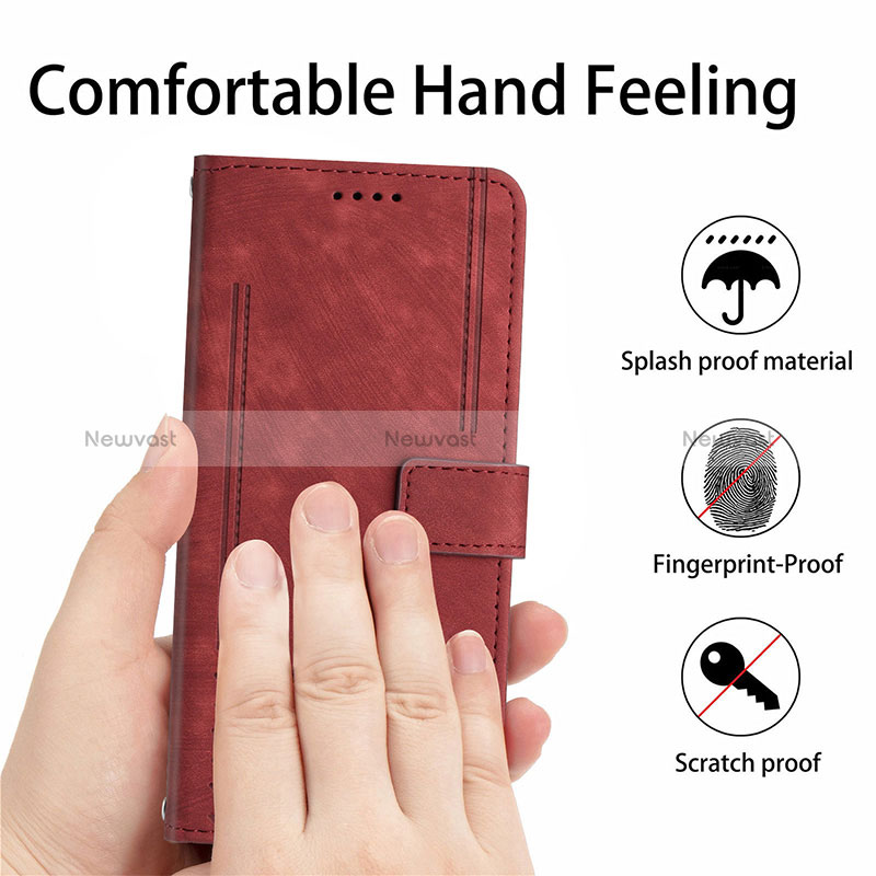 Leather Case Stands Flip Cover Holder Y07X for Realme Narzo 60 Pro 5G