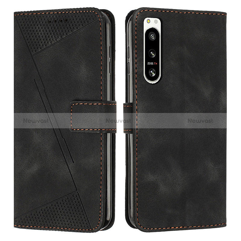 Leather Case Stands Flip Cover Holder Y07X for Sony Xperia 5 IV