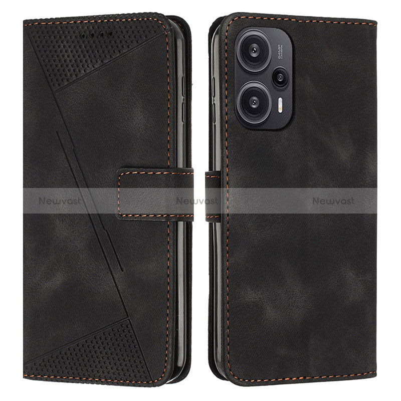 Leather Case Stands Flip Cover Holder Y07X for Xiaomi Redmi Note 12 Turbo 5G