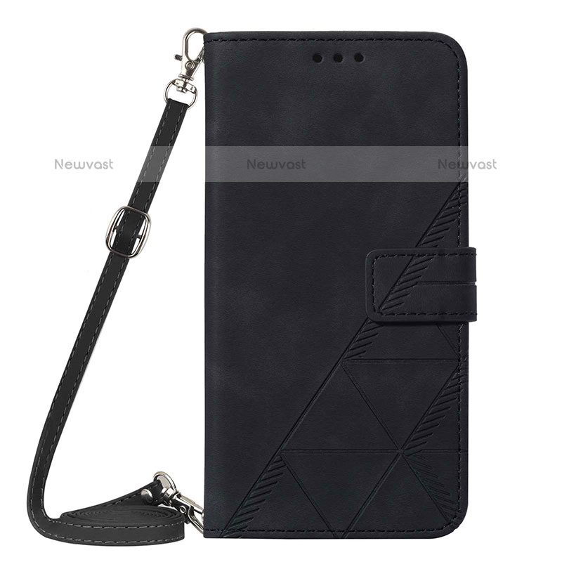 Leather Case Stands Flip Cover Holder Y08B for Samsung Galaxy A02s