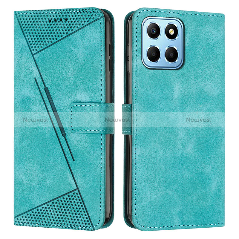 Leather Case Stands Flip Cover Holder Y08X for Huawei Honor X6S