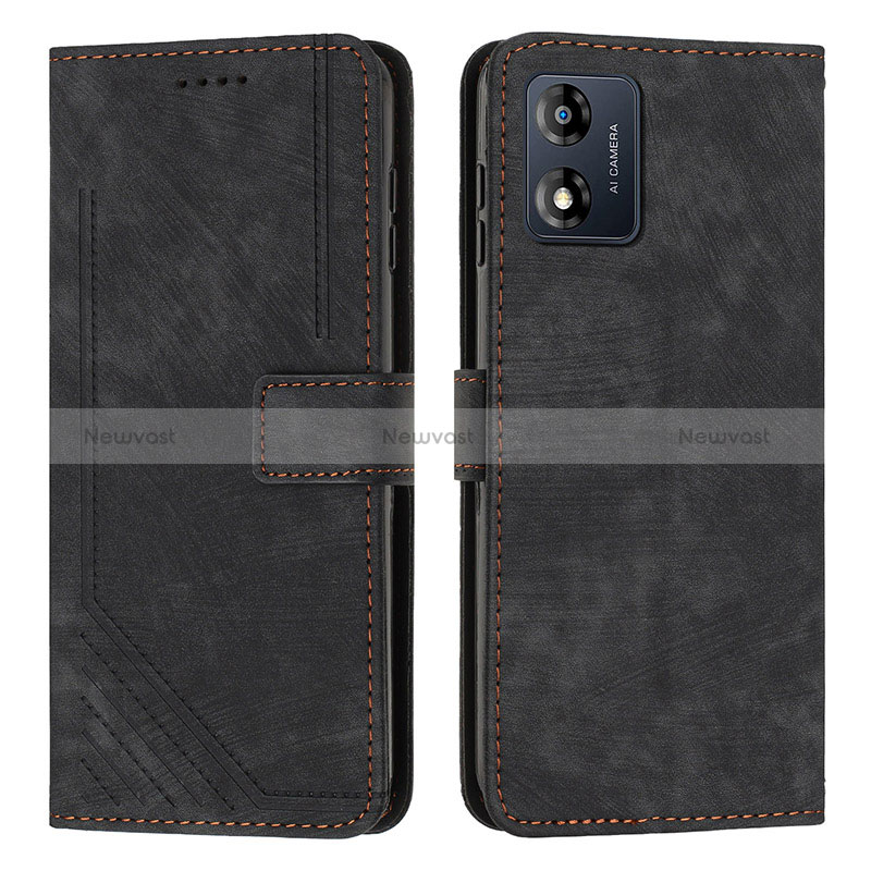 Leather Case Stands Flip Cover Holder Y08X for Motorola Moto E13