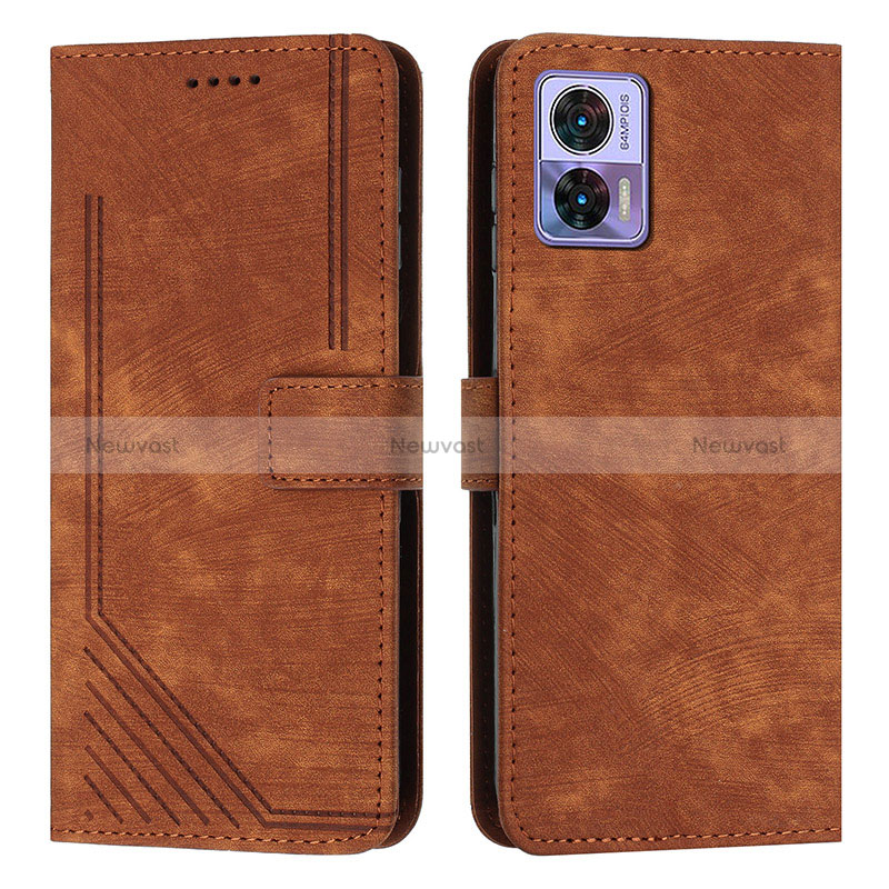 Leather Case Stands Flip Cover Holder Y08X for Motorola Moto Edge 30 Neo 5G