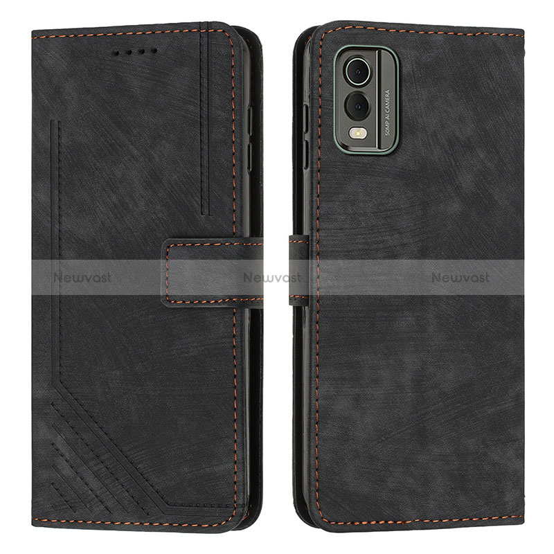 Leather Case Stands Flip Cover Holder Y08X for Nokia C210