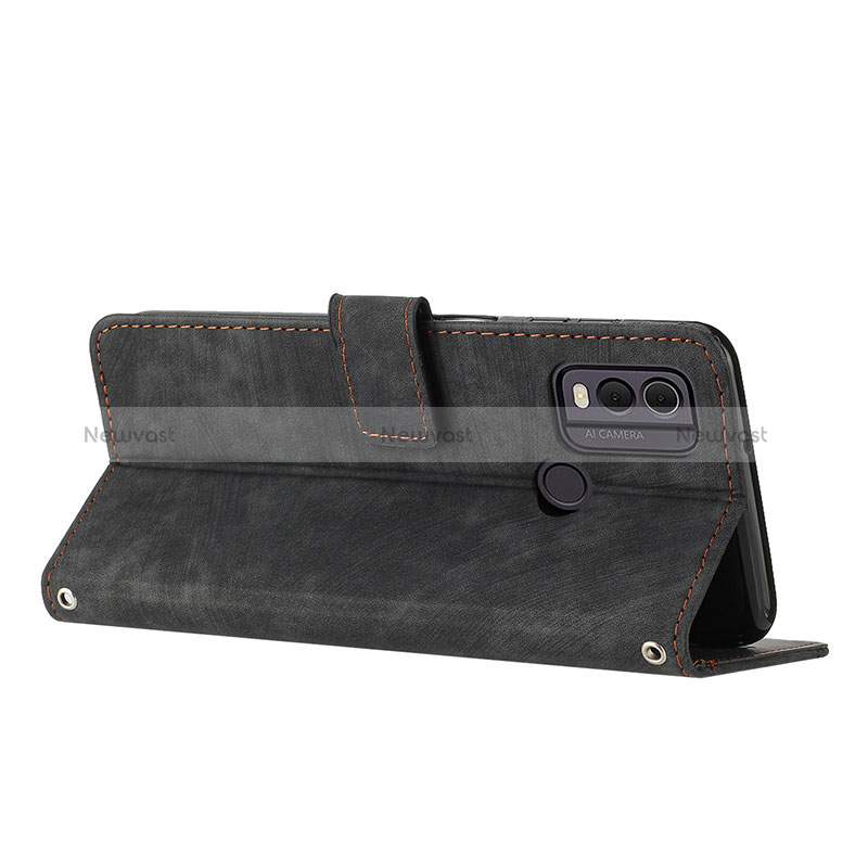 Leather Case Stands Flip Cover Holder Y08X for Nokia C22