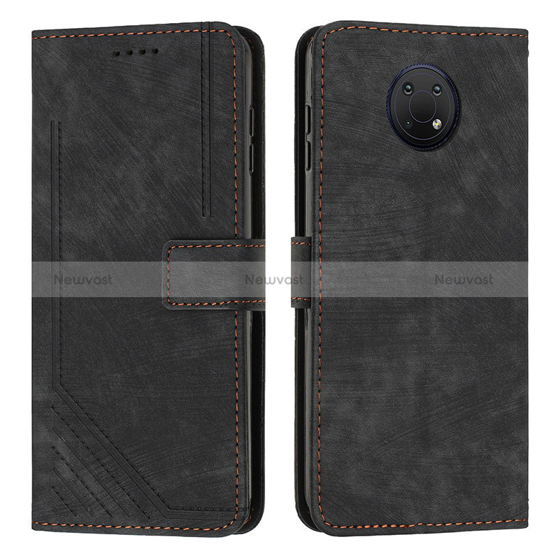 Leather Case Stands Flip Cover Holder Y08X for Nokia G10