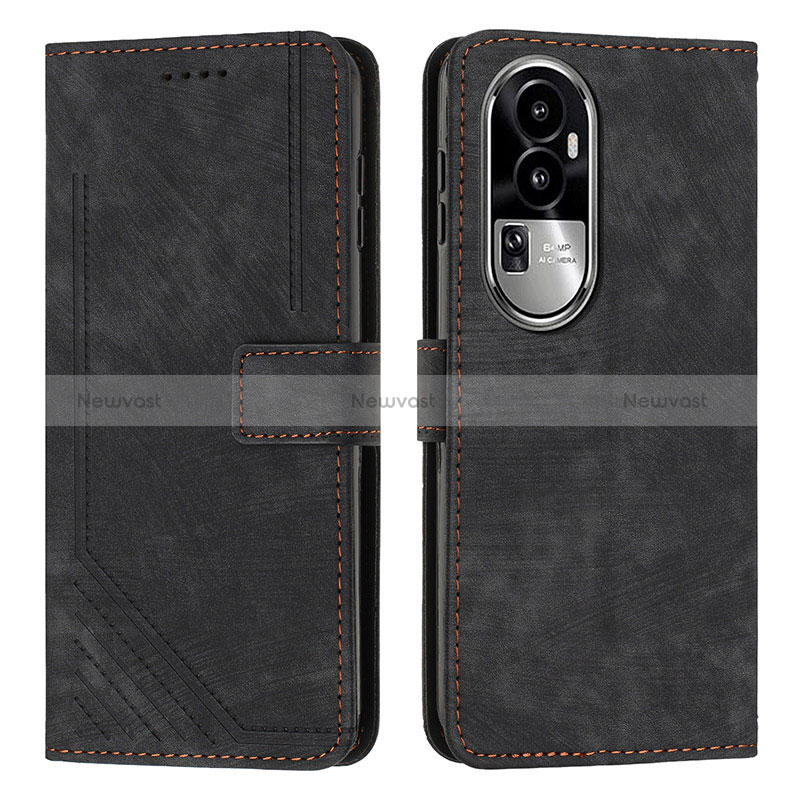 Leather Case Stands Flip Cover Holder Y08X for Oppo Reno10 Pro+ Plus 5G