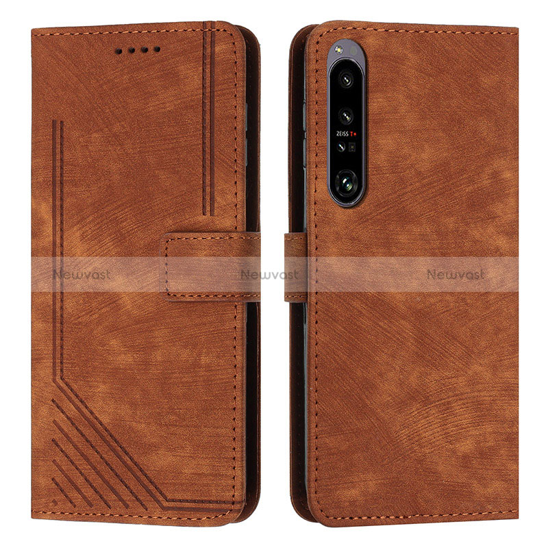 Leather Case Stands Flip Cover Holder Y08X for Sony Xperia 1 IV