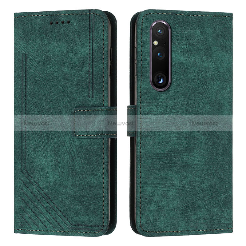 Leather Case Stands Flip Cover Holder Y08X for Sony Xperia 1 V