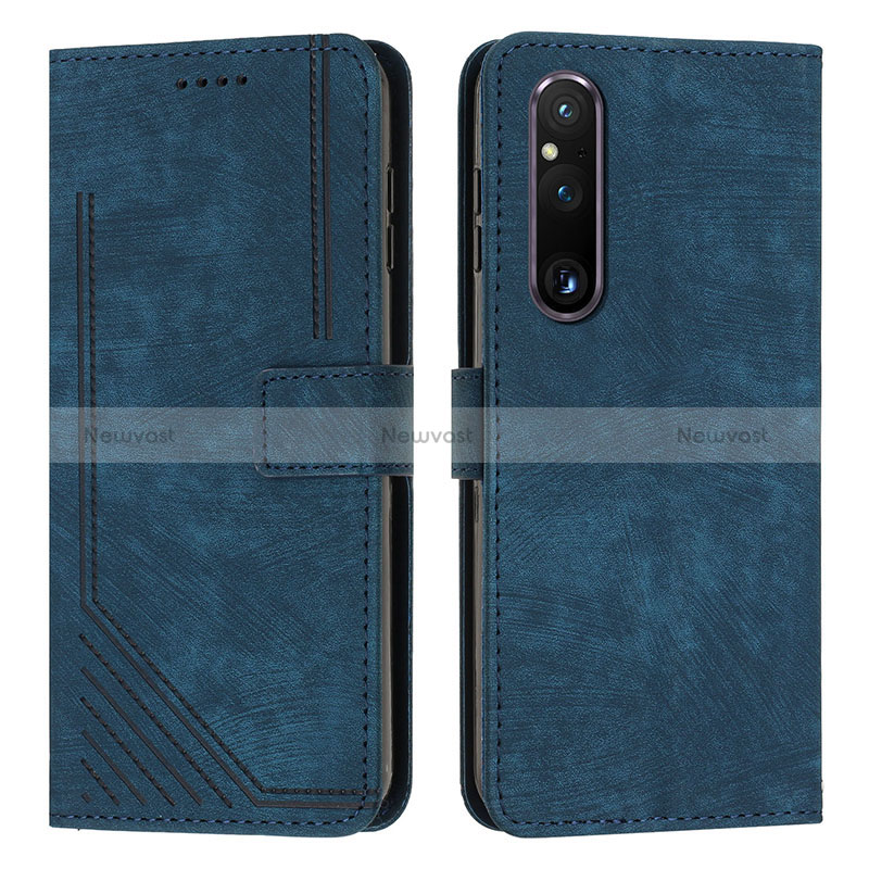 Leather Case Stands Flip Cover Holder Y08X for Sony Xperia 1 V