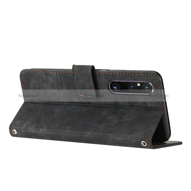 Leather Case Stands Flip Cover Holder Y08X for Sony Xperia 1 V