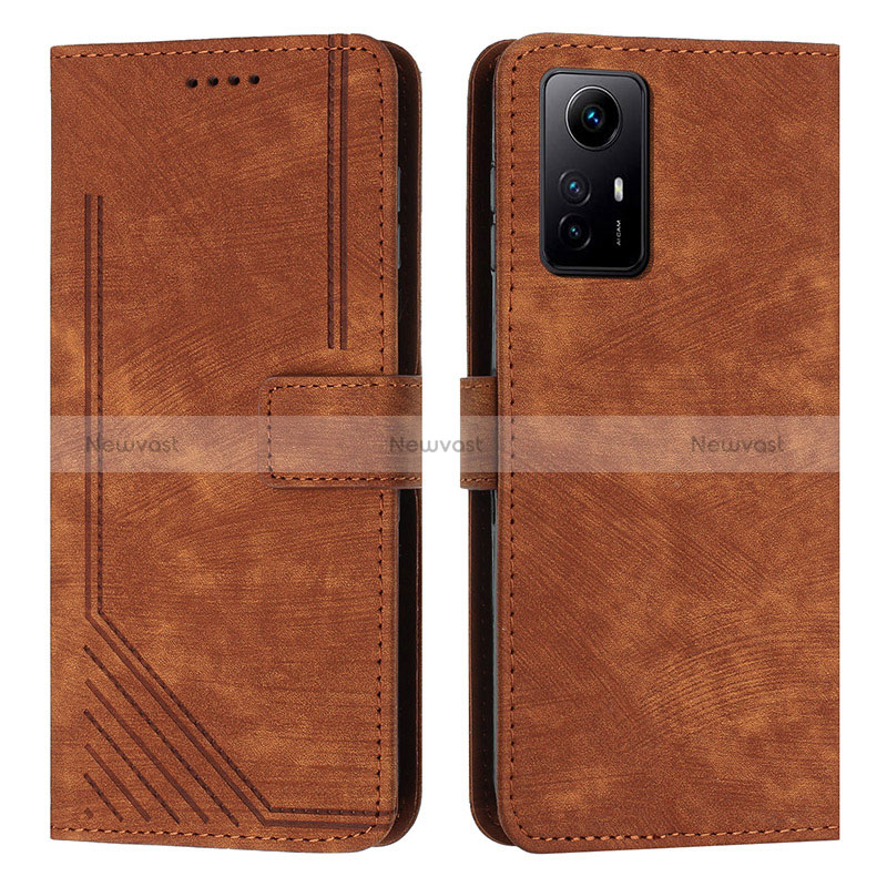 Leather Case Stands Flip Cover Holder Y08X for Xiaomi Redmi Note 12S