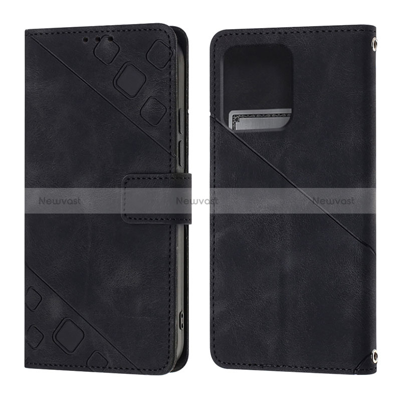 Leather Case Stands Flip Cover Holder YB1 for Motorola Moto Edge 40 Pro 5G