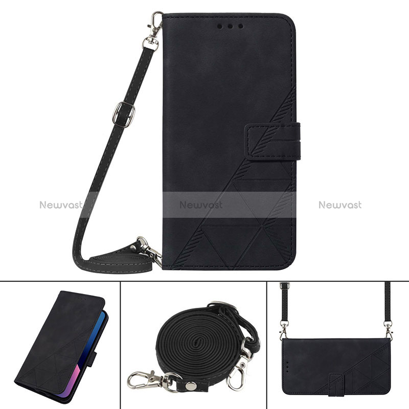 Leather Case Stands Flip Cover Holder YB1 for Nokia C02