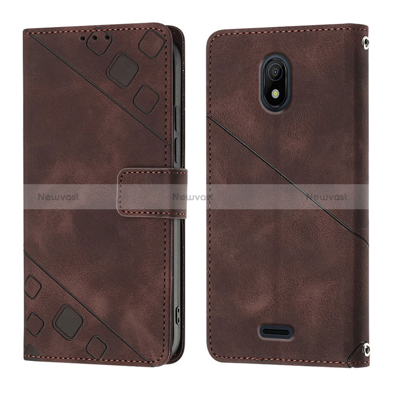 Leather Case Stands Flip Cover Holder YB1 for Nokia C100